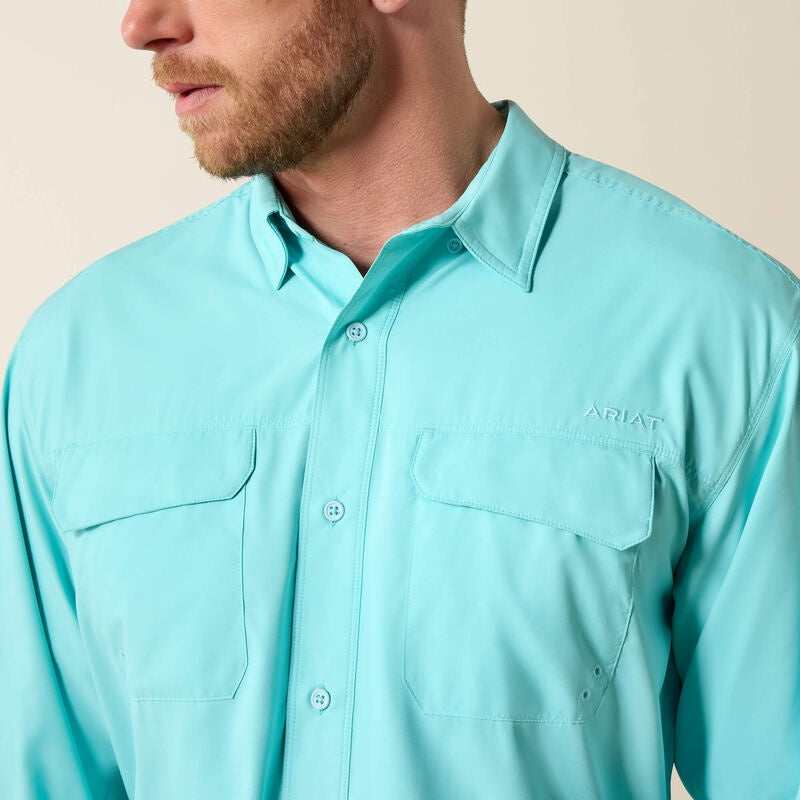 10071486 | ARIAT MEN'S AQUA VENTTEK OUTBOUND L/S SHIRT