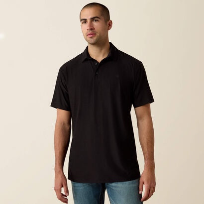 10071559 | ARIAT MEN'S CHARGER 2.0 POLO -  BLACK HEATHER