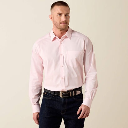 10072738 | ARIAT MEN’S EVERYTHING CLASSIC FIT L/S SHIRT - ICY PINK