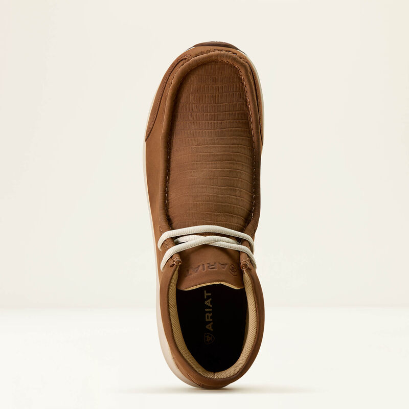 10074157 | ARIAT MEN'S SPITFIRE SHOE - DESERT SANDS/CHESTNUT LIZARD PRITN