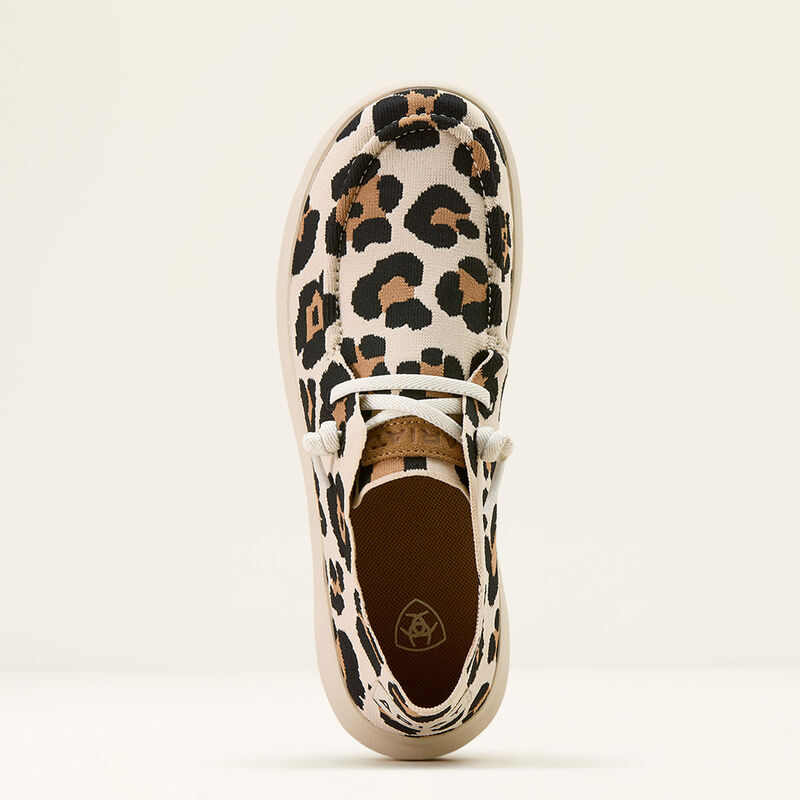 10074307 | ARIAT WOMEN'S HILO CASUAL SHOE - LIGHT LEOPARD KNIT
