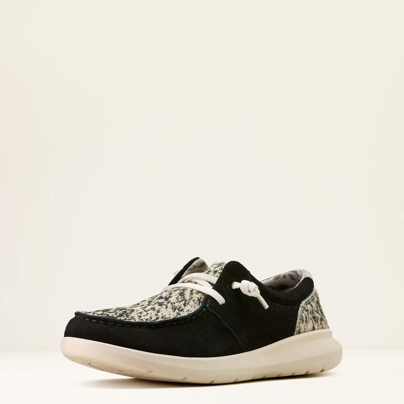 10074345 | ARIAT WOMEN'S HILO CASUAL SHOE - BLACK SUEDE