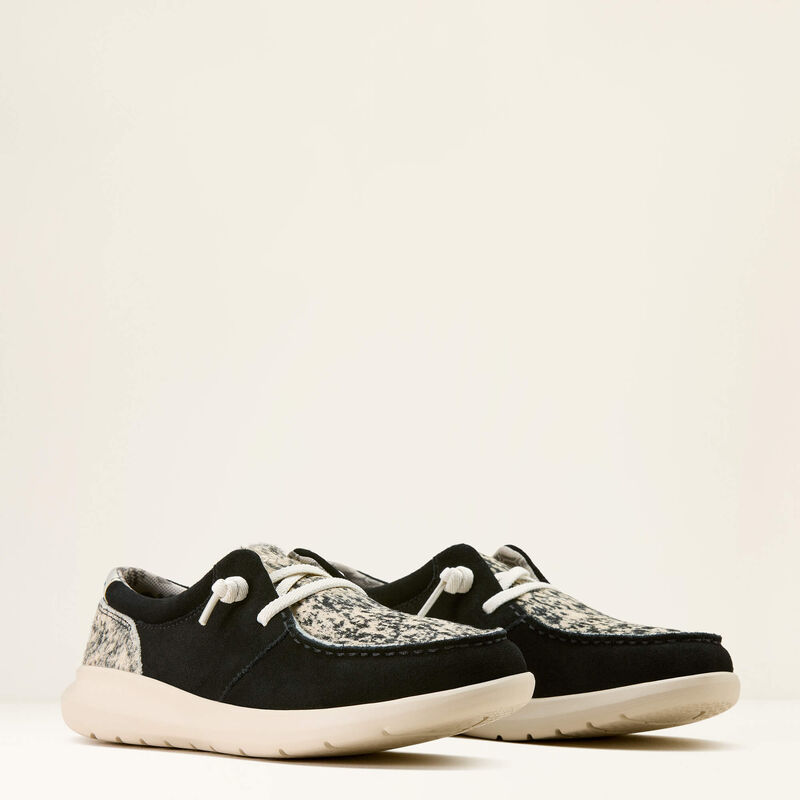 10074345 | ARIAT WOMEN'S HILO CASUAL SHOE - BLACK SUEDE