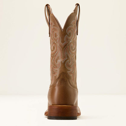 10074374 | ARIAT WOMEN'S COUNTY LANE WIDE SQUARE TOE BOOT - NATURAL TAN