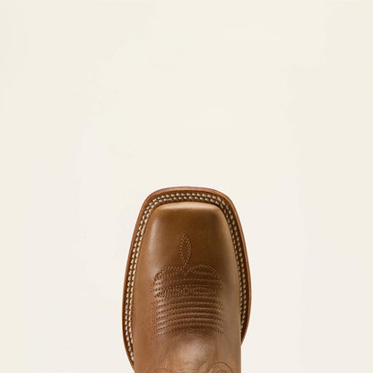10074374 | ARIAT WOMEN'S COUNTY LANE WIDE SQUARE TOE BOOT - NATURAL TAN