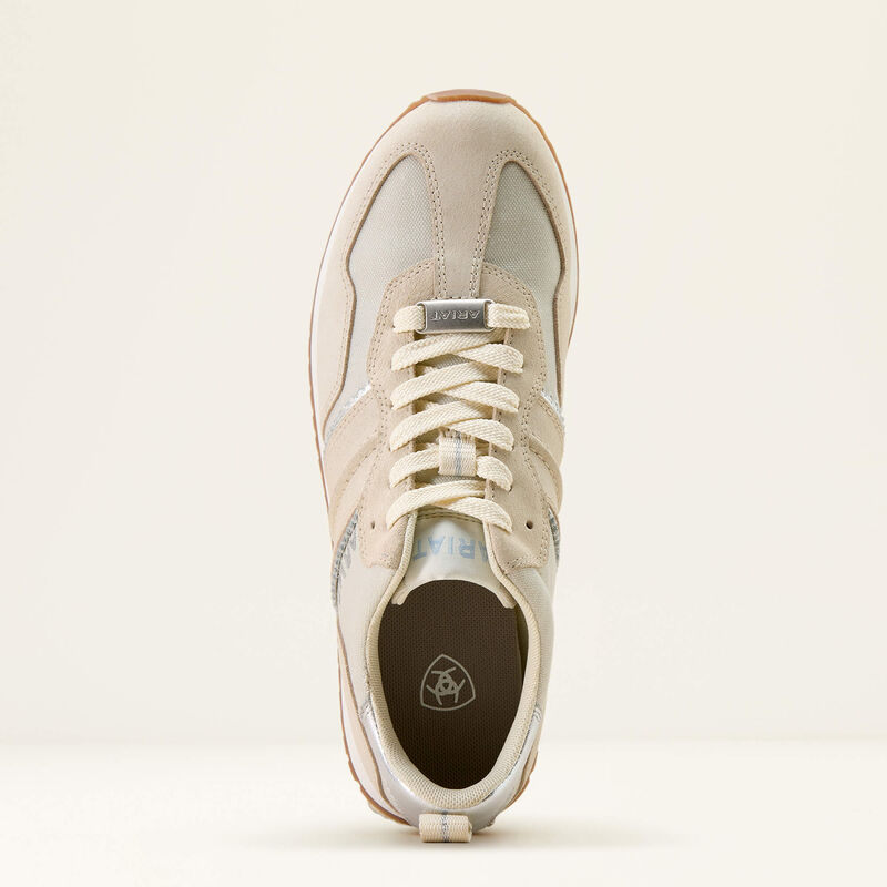 10074397 | ARIAT WOMENS RANCH RUNNER SHOE - BUTTERCREAM