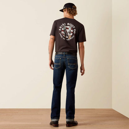 10074791 | ARIAT MEN'S M8 MODERN CARLINGTON SLIM STRAIGHT LEG JEAN - HILLCREST
