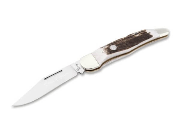 110870 | BOKER GERMANY TREEBRAND LOCKING HUNTER ONE BLADE STAG D2 KNIFE