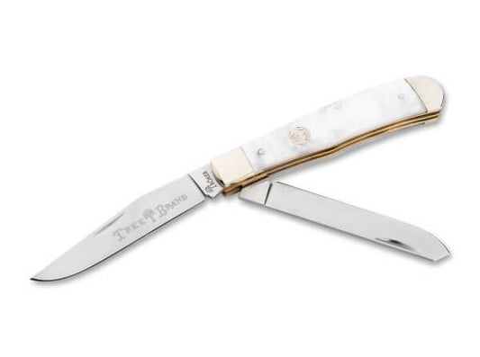 110875 | BOKER TRADITIONAL 2.0 TREEBRAND TRAPPER FAUX MOTHER OF PEARL KNIFE