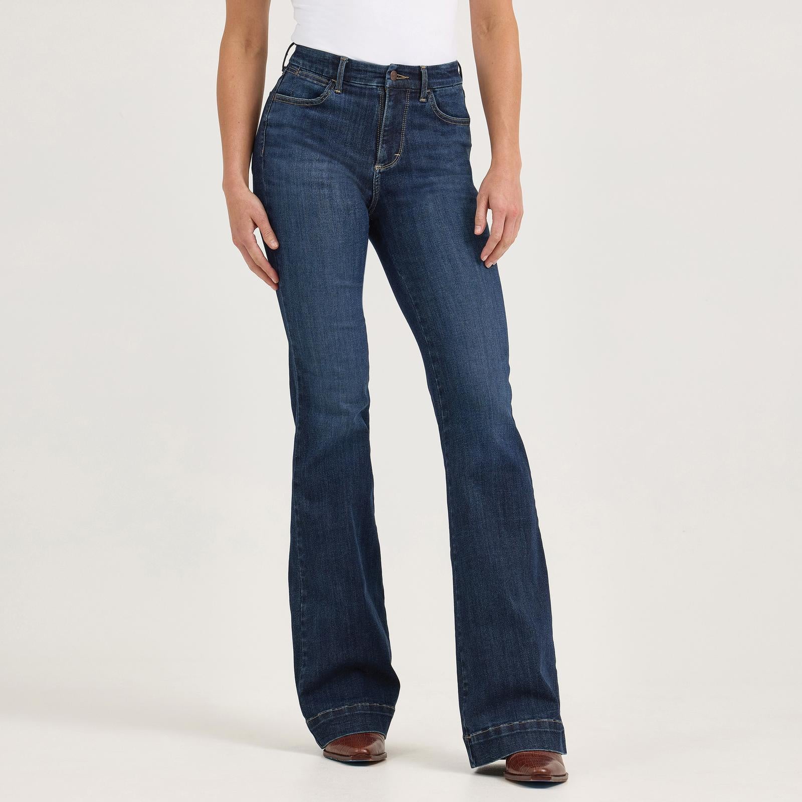 112367600 | WRANGLER WOMENS BESPOKE HIGH RISE TROUSER JEAN - ALEXANDRA