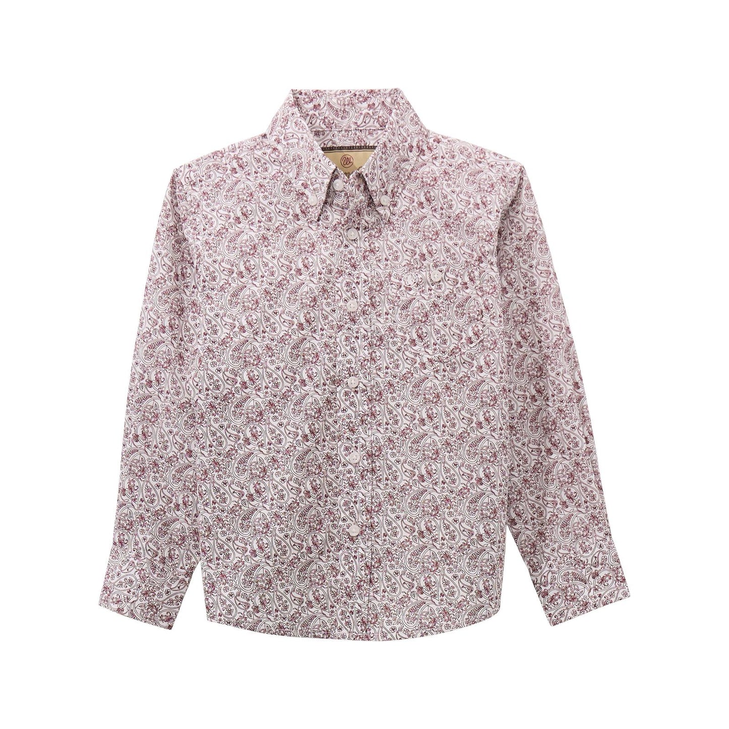 112369451 | WRANGLER BOYS PAISLEY CLASSIC BUTTON UP
