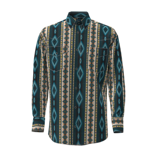 112369467 | WRANGLER MENS CHECOTAH WESTERN PEARL SNAP