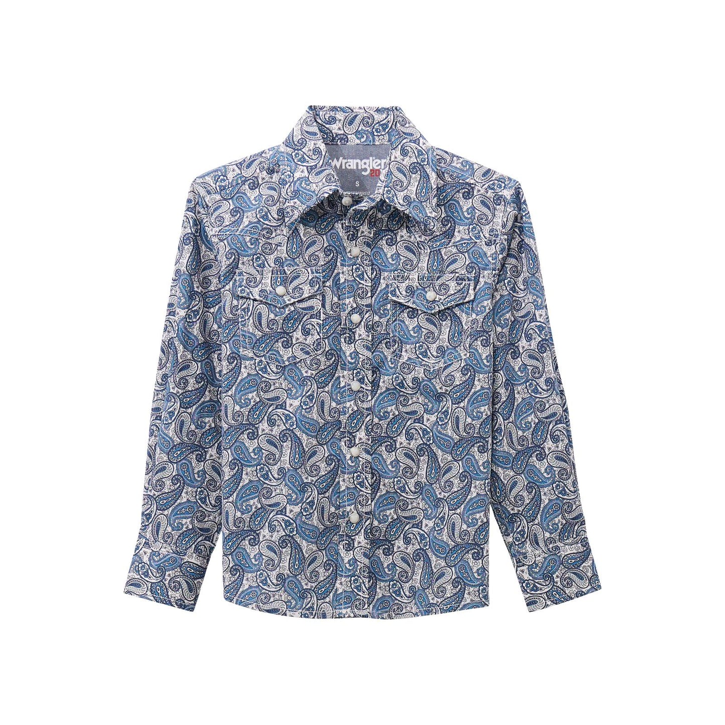 112369512 | WRANGLER BOYS 20X PAISLEY SNAP