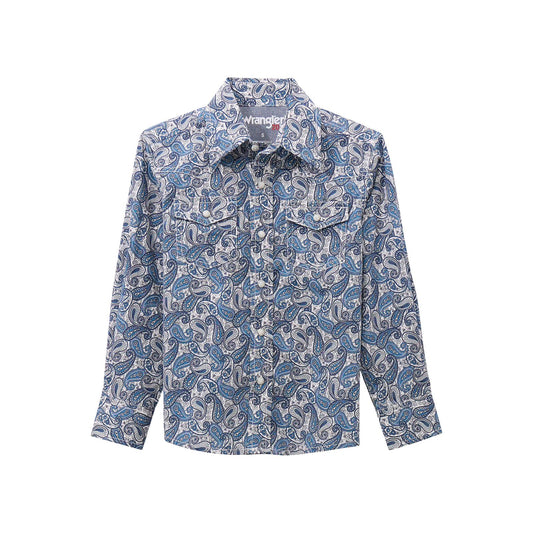 112369512 | WRANGLER BOYS 20X PAISLEY SNAP