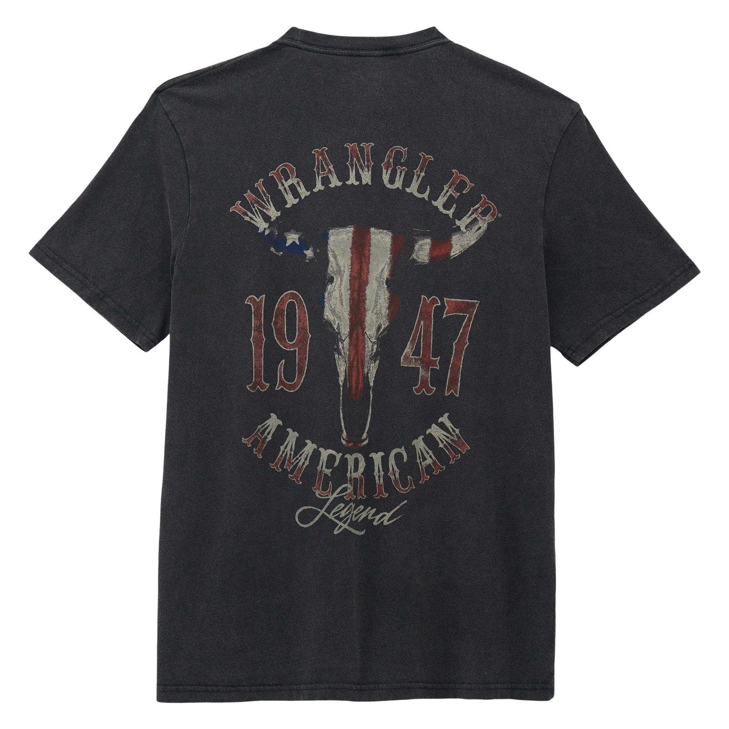 112375726 | WRANGLER MEN'S LONGHORN S/S T-SHIRT - JET BLACK