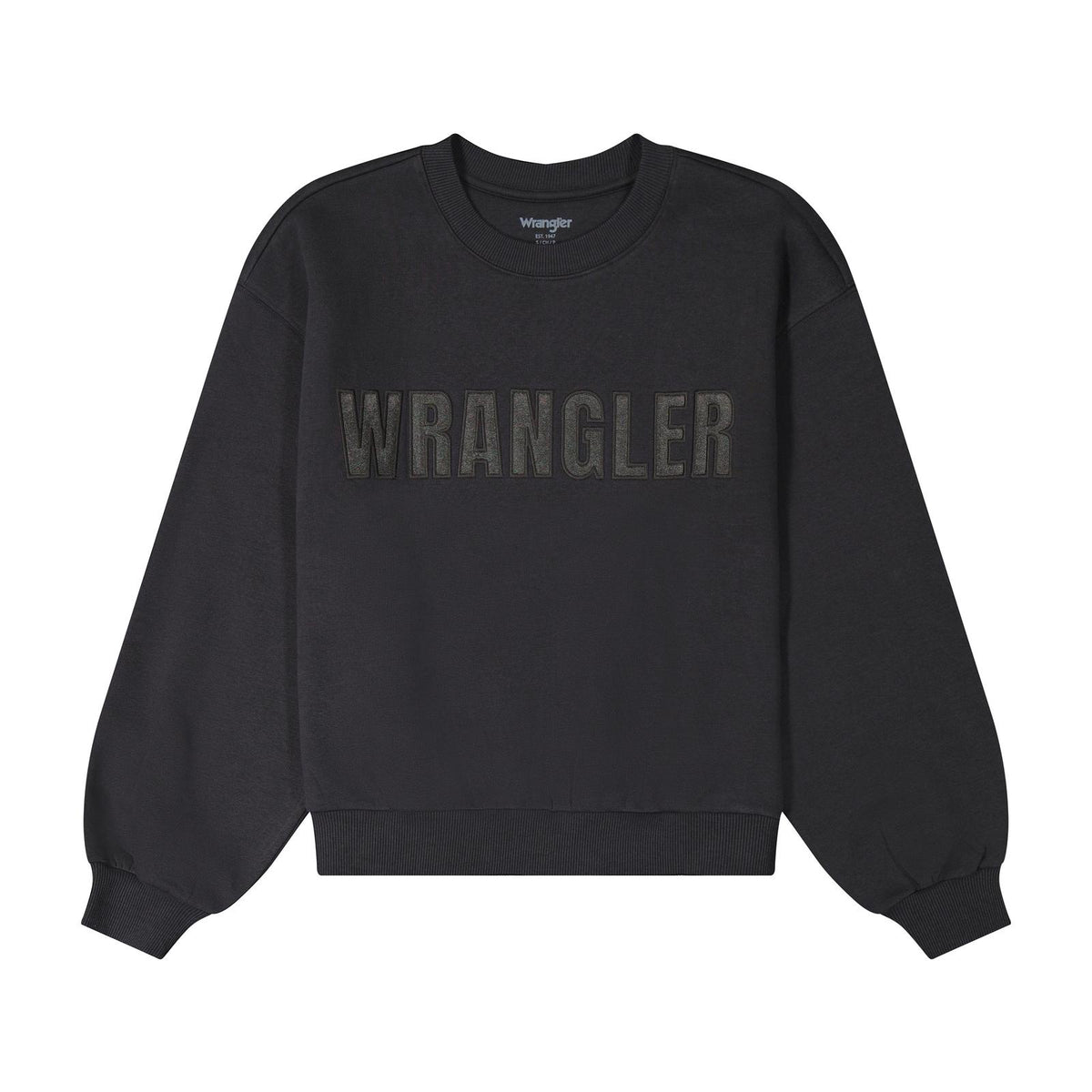 112384028 | WRANGLER WOMEN'S OVERSIZED CANYON PULLOVER SWEATSHIRT - BLACK BEAUTY