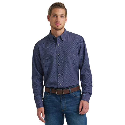 112385476 | WRANGLER MEN'S X CODY JOHNSON CLASSIC FIT L/S SHIRT - BLUE/NAVY