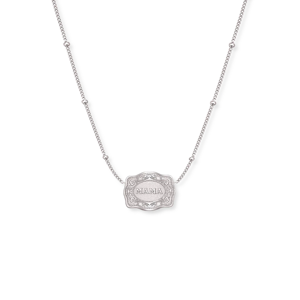SPURWEST ULTRA MINI MAMA BELT BUCKLE NECKLACE