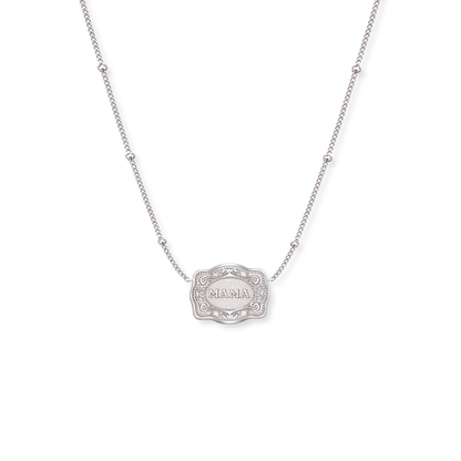 SPURWEST ULTRA MINI MAMA BELT BUCKLE NECKLACE