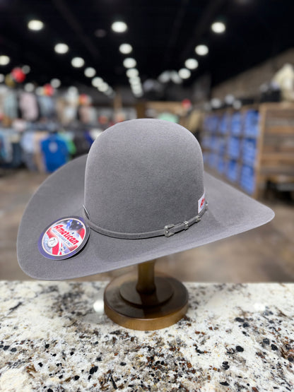 AMERICAN FELT 10X STEEL OPEN CROWN 4 1/2 INCH BRIM