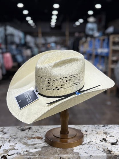RODEO KING STRAW 25X HD BANGORA NATURAL OPEN CROWN 4 1/2 INCH BRIM