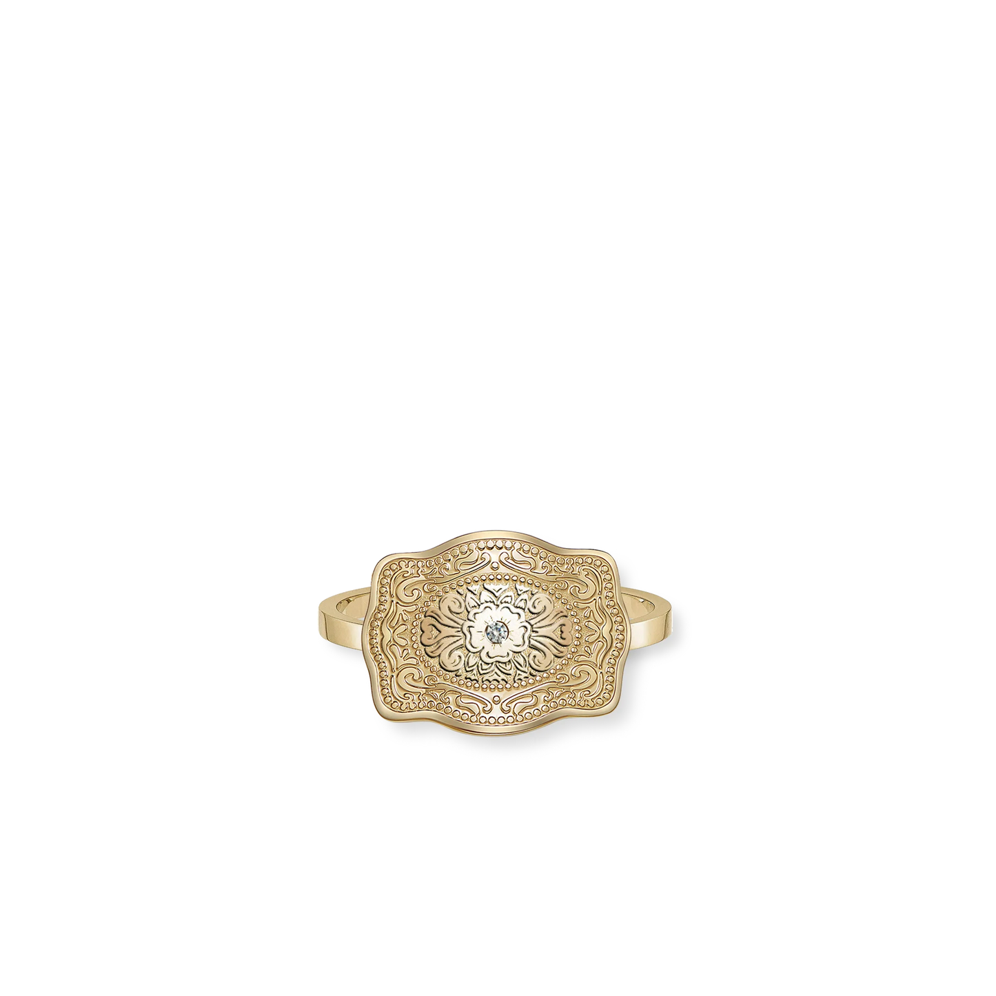 SPURWEST AMELIA ROSE MINI BELT BUCKLE ADJUSTABLE RING