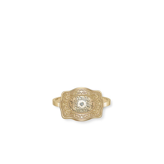 SPURWEST AMELIA ROSE MINI BELT BUCKLE ADJUSTABLE RING