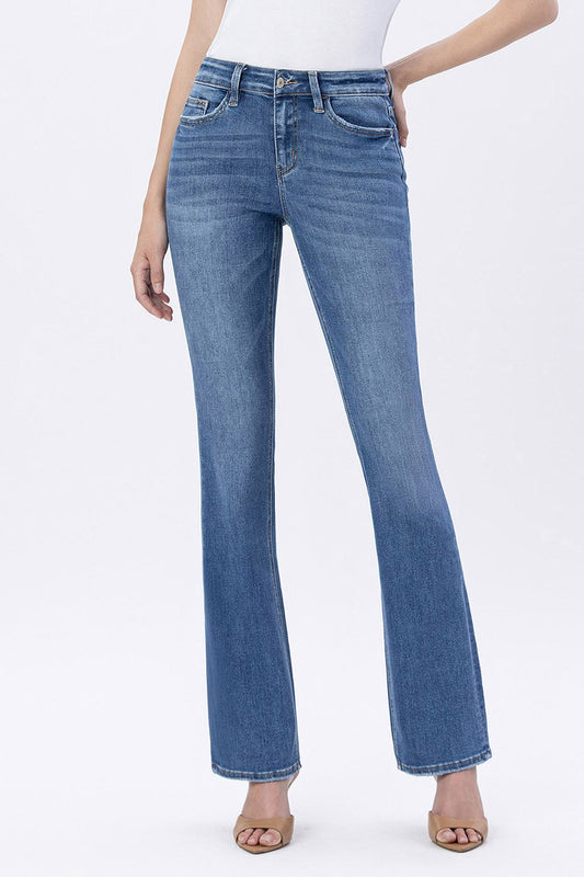 T5353 | WOMENS HIGH RISE STRETCH SLIM BOOTCUT JEAN