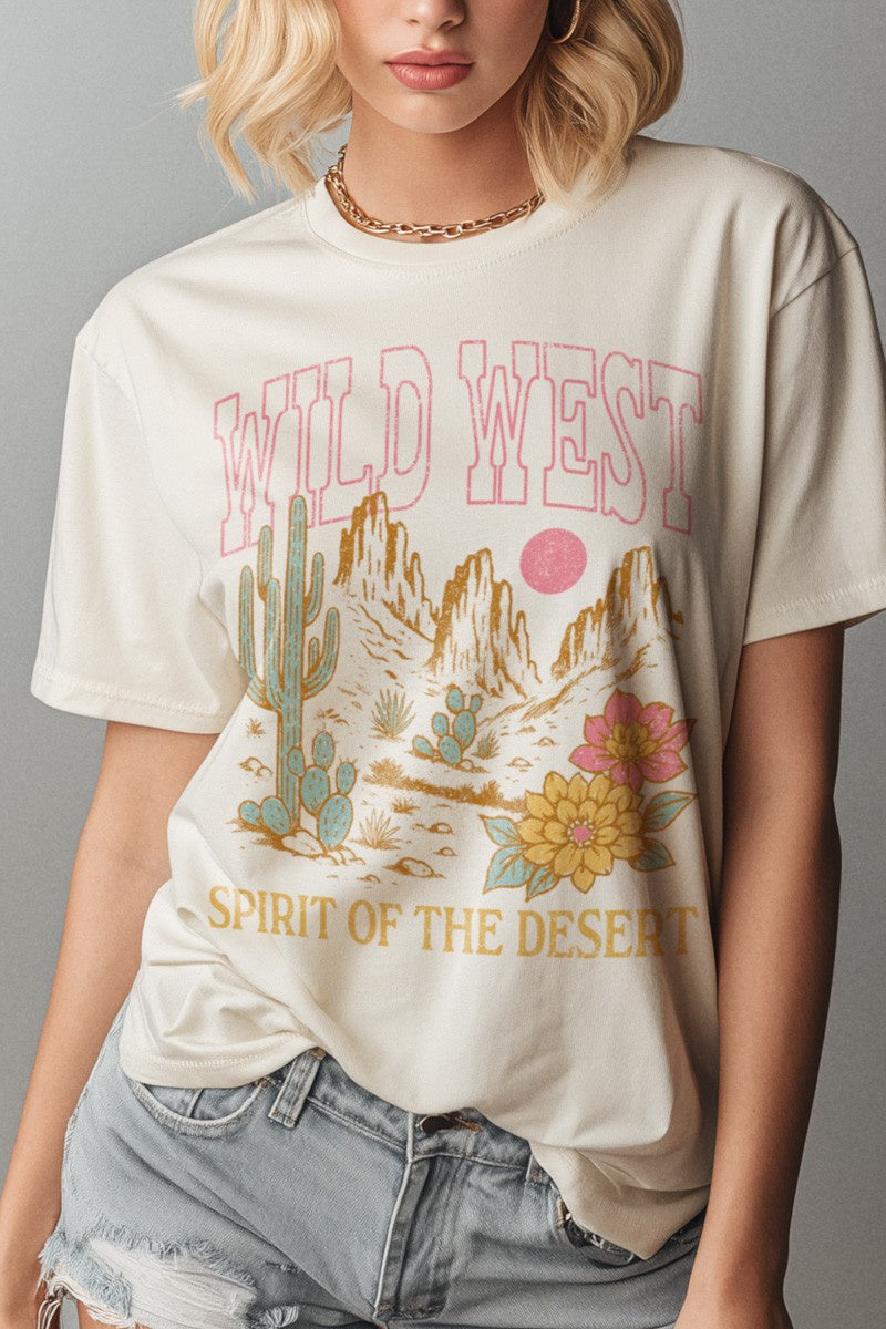 CC1501 | WOMENS WILD WEST SPIRIT GRAPHIC TEE