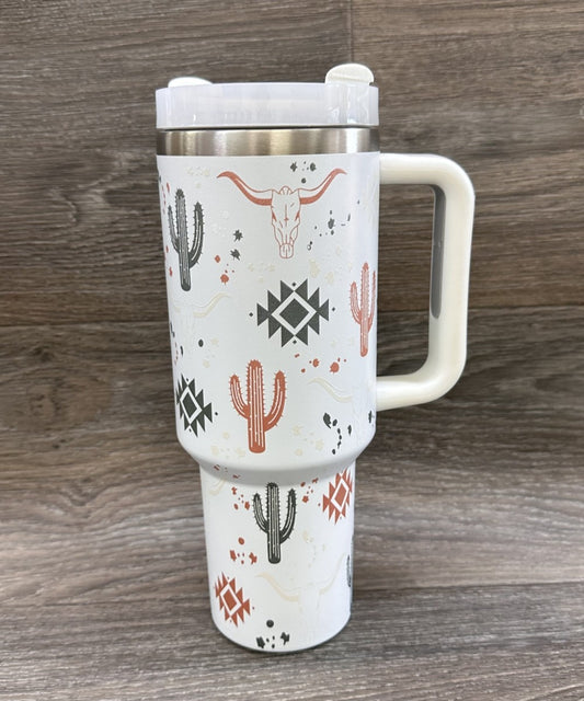 LONGHORN 40oz STAINLESS STEEL TUMBLER CUP