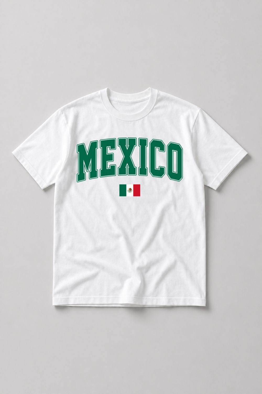 D62052 | UNISEX MEXICO WHITE GRAPHIC TEE