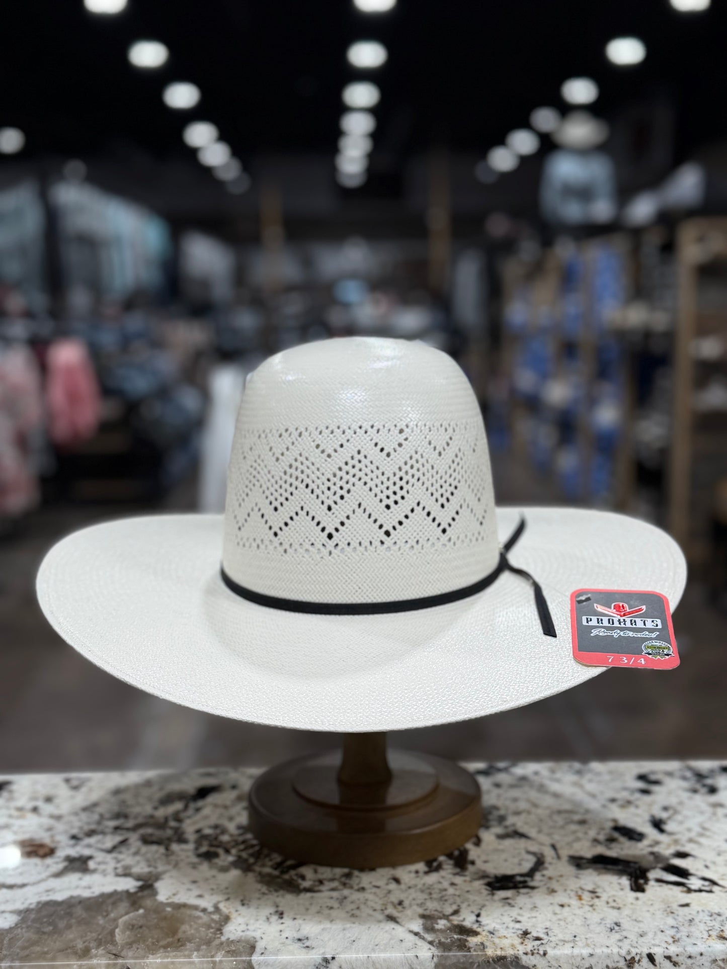 PH8A | PROHAT STRAW OPEN CROWN 4 1/2 INCH BRIM