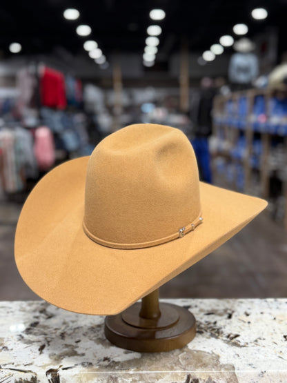 RODEO KING FELT 7X CAMEL OPEN CROWN