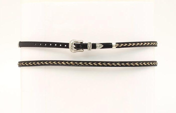 0274801 | BLACK-BROWN BRAIDED HORSEHAIR HATBAND