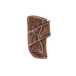D8402402 | 3D HAND BELT FLORAL BROWN KNIFE SHEATH