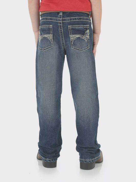 42BWXMD | WRANGLER BOY'S 20X NO. 42 VINTAGE BOOT CUT SLIM FIT JEAN - MIDLAND