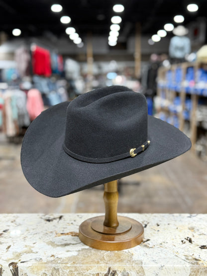 STETSON FELT 6X BLACK HIGH POINT 4 BRIM
