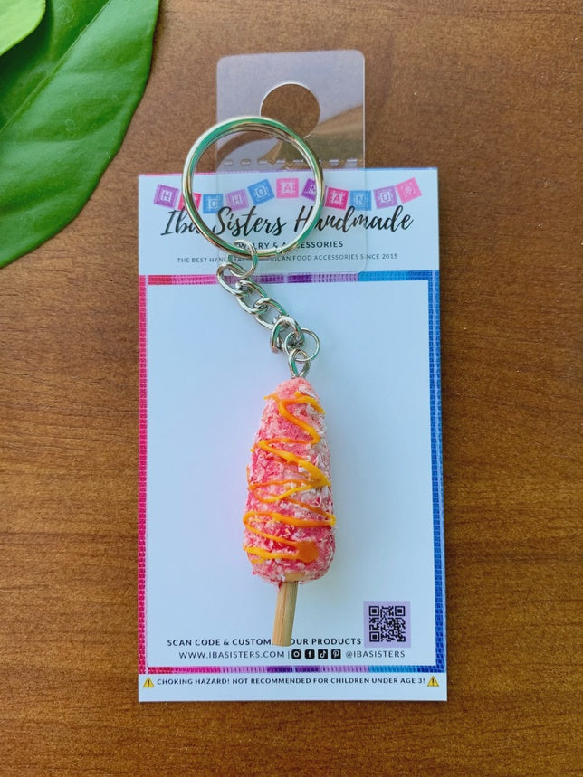 HANDMADE ELOTE PREPARADO KEYCHAIN