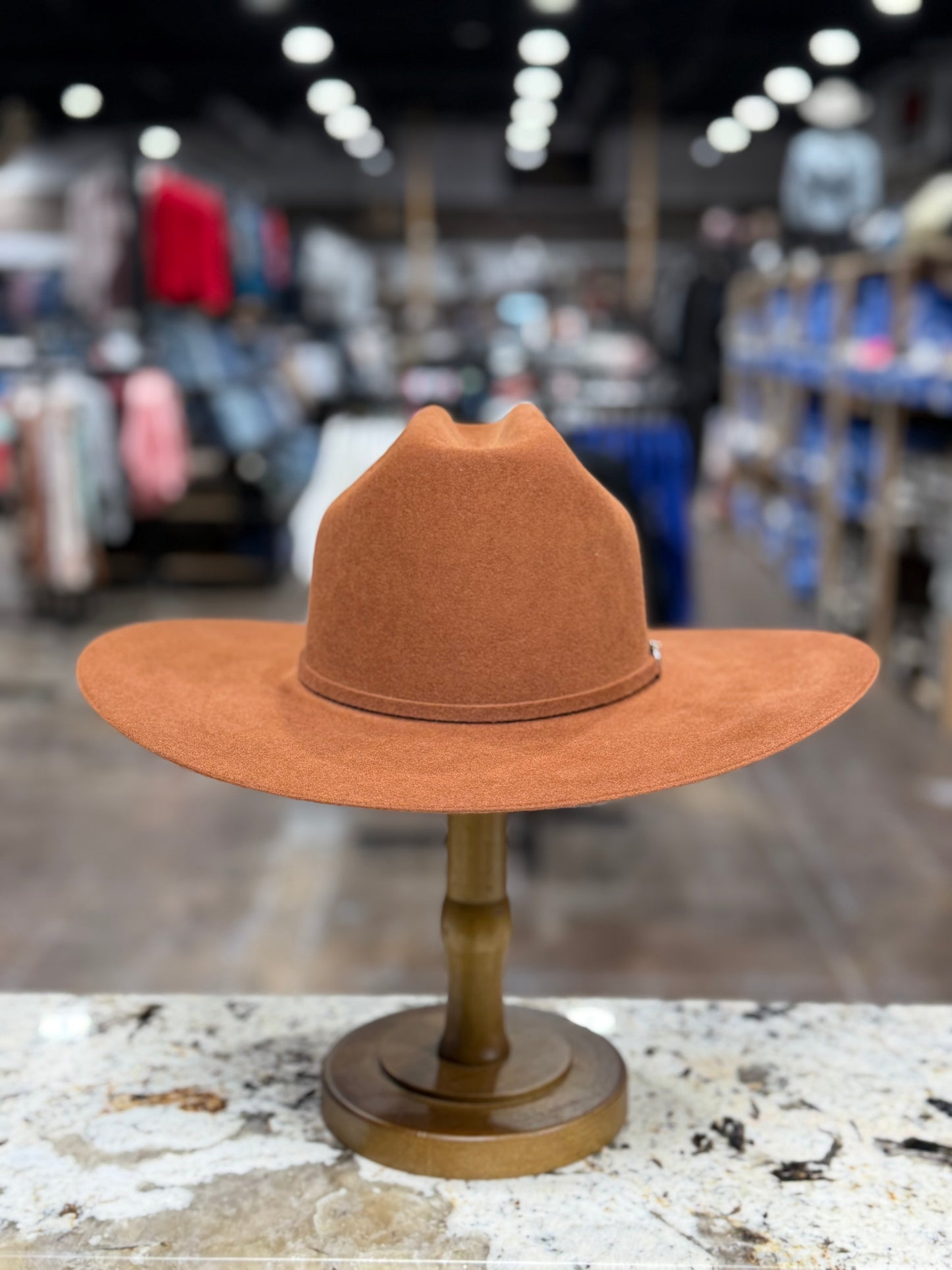 RODEO KING FELT 7X RUST OPEN CROWN