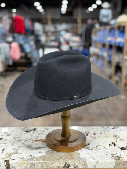RESISTOL FELT 5X BLACK FIVE STAR PRE SHAPE 4 1/4 INCH BRIM