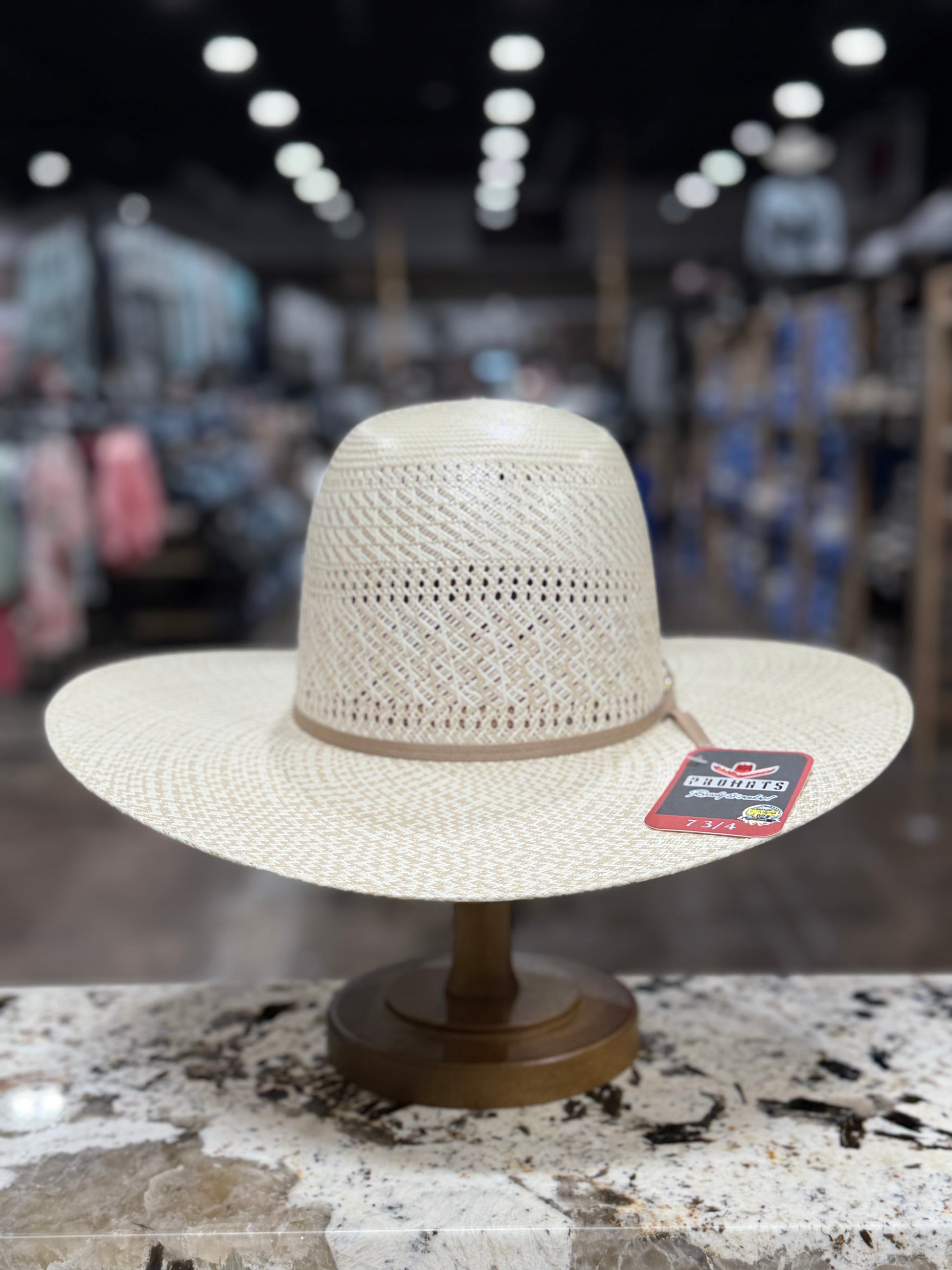PH3BO | PROHATS STRAW OPEN CROWN 4 1/2 INCH BRIM