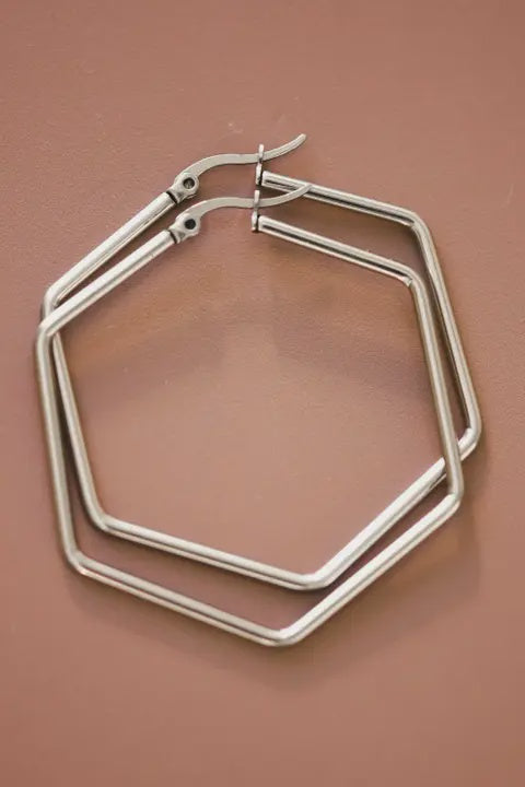 TARNISH RESISTANT HOOP EARRINGS - 7150