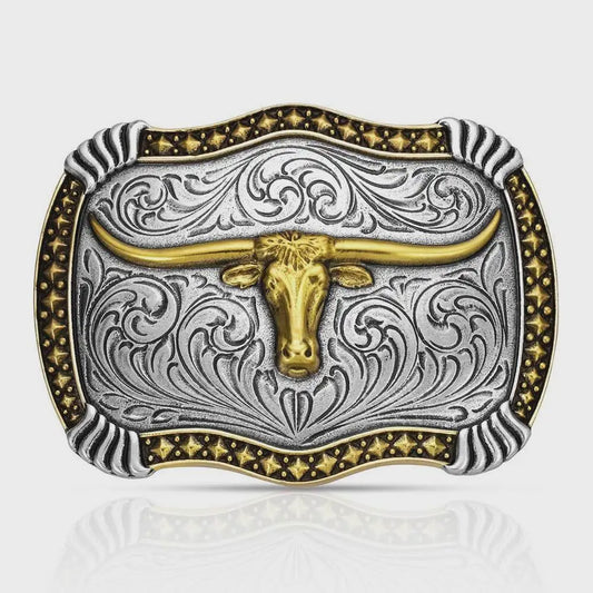 A1072P | ATTITUDE LONGHORN LEGACY BUCKLE