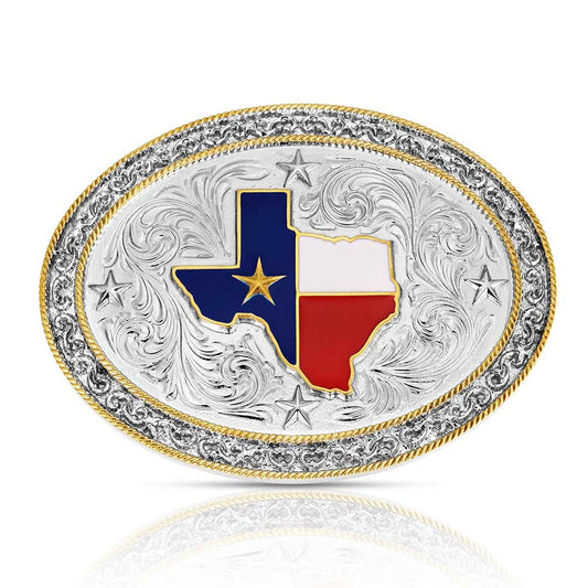 A1082P | ATTITUDE LONE STAR PRIDE BUCKLE