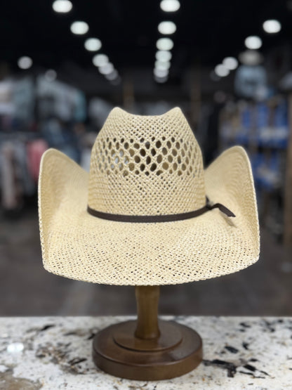 T71650 | TWISTER STRAW JUTE OPEN CROWN 4 1/2 INCH BRIM