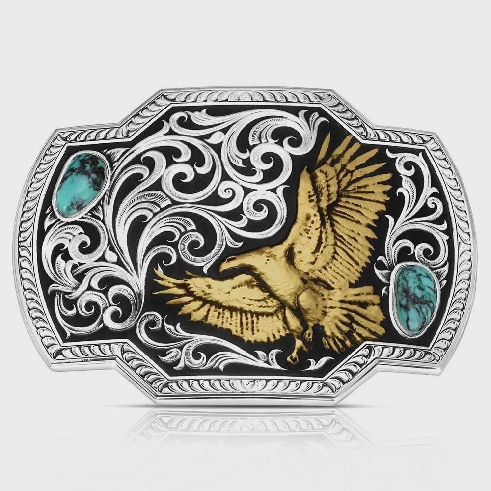 AM55410 | MONTANA SILVERSMITH AMERICAN MADE EAGLE BUCKLE
