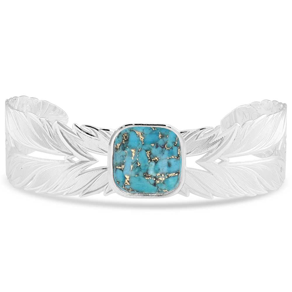 AMBC5459 | MONTANA SILVERSMITHS FREEDOM FEATHER AMERICAN MADE BRACELET