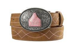 D130004902 | 3D GIRL'S BROWN BOOT STITCH BELT