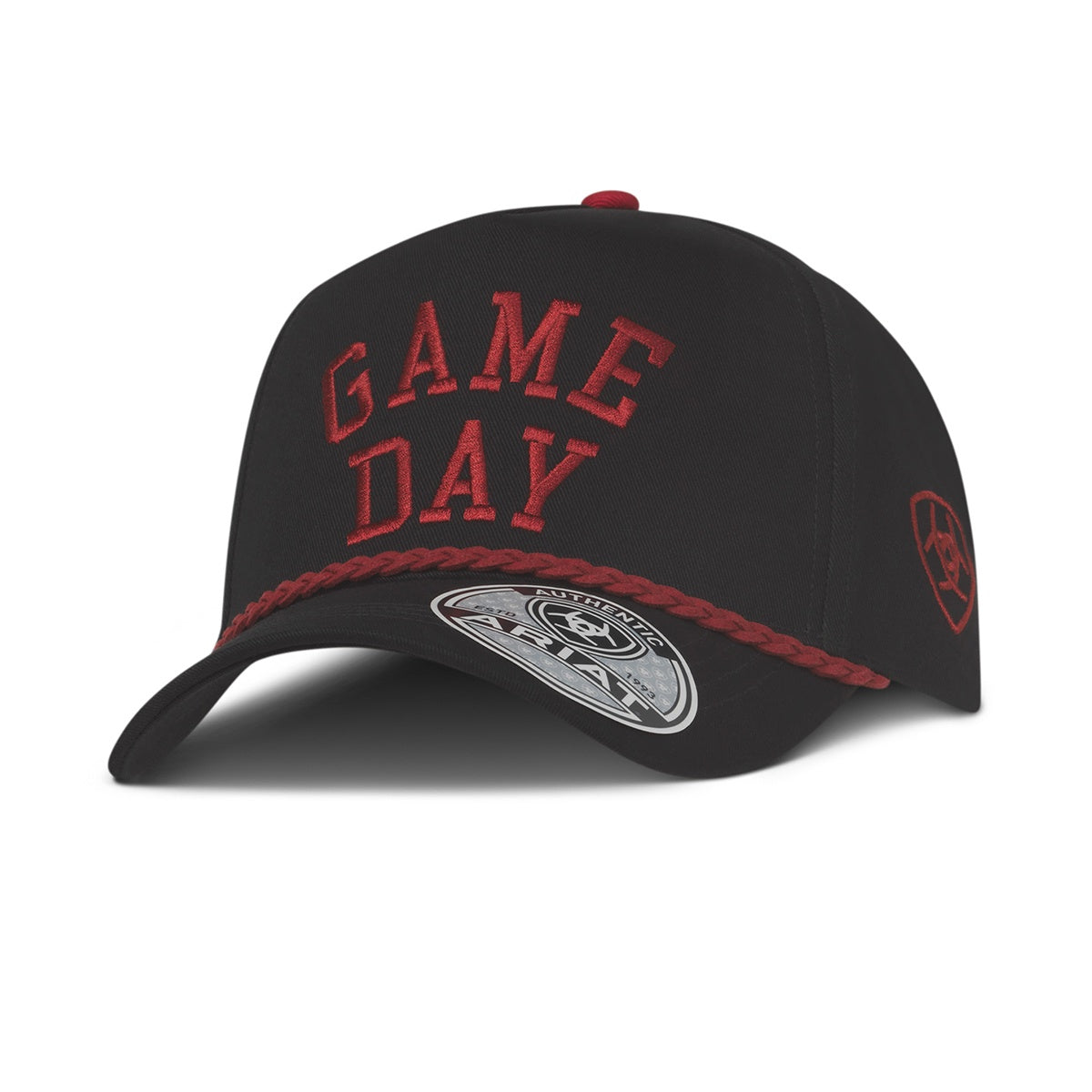 A300097564 | ARIAT LADIES GAME DAY SNAP BACK CAP - BLACK & RED