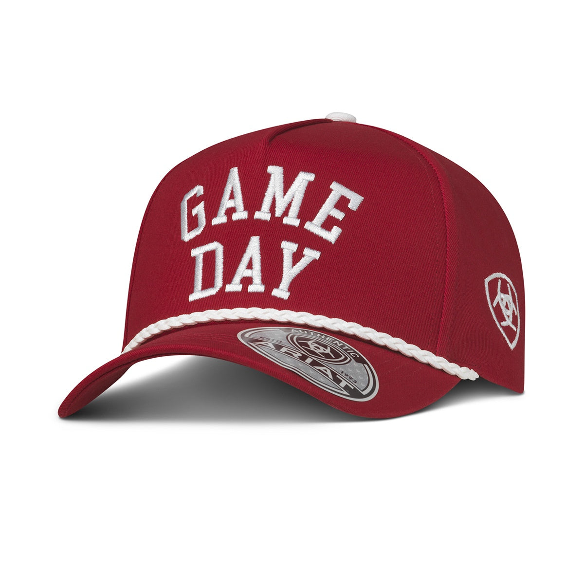 A300097572 | ARIAT LADIES GAME DAY SNAP BACK CAP - CRIMSON & WHITE